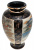 Nippon эпохи Сева! Ваза интерьерная. Фарфор, кобальтовое покрытие, цветные эмали, ручная роспись, золочение. Высота 31 см. Nippon, Япония, середина 1930-х гг.
