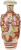 Ваза интерьерная. Фаянс, ручная роспись, рельеф, цветные эмали. Высота 31 см. Satsuma, Япония, середина ХХ века