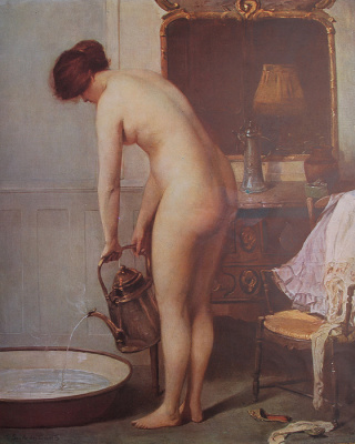 Купание. Репродукция (начало ХХ века), Франция