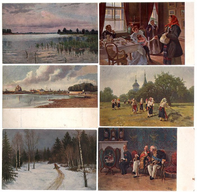 Живопись. Комплект из 10 открыток