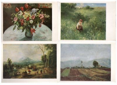 Набор из 11 открыток "Живопись". СССР. 1970 год