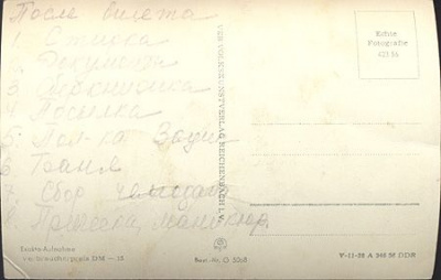 На пляже. Фотооткрытка