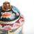 Ваза интерьерная с крышкой в технике мориаж (Moriage), фарфор, ручная роспись, золочение. Китай, 1930-е годы