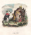 Орел и Ворона. Литография (1838 год), Франция