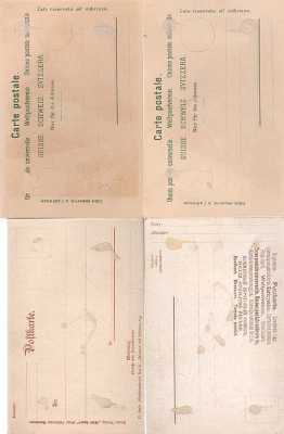 Швейцария. Комплект из 8 открыток