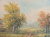 Картина "Пейзаж". Масло, картон. Вторая половина XX века