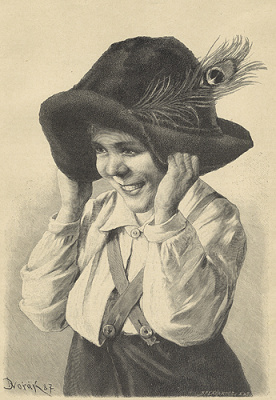 Kreuzfidel - Гравюра (вторая половина XIX века - Западная Европа)