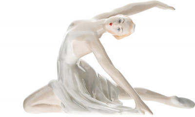 Статуэтка "Балерина (Шурале)". Фарфор, роспись. ЛЗФИ. СССР, 1967 - 1973 гг.