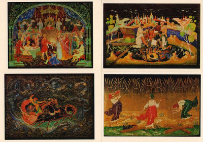 Государственный музей палехского искусства. Комплект из 16 открыток
