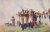 Наполеон на Бородинских высотах. Литография. Российская Империя, 1911 год