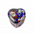 Шкатулка для украшений в форме сердца. Металл, техника перегородчатой эмали. Китай, середина XX века