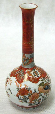Ваза. Фарфор, ручная роспись. Япония, конец XIX века