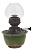 Лампа керосиновая. Металл, стекло, чеканка. СССР, 1920 - 1930-е гг.