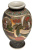Satsuma! Ваза интерьерная "Цветы лотоса". Фаянс, ручная роспись в стиле "мориаж", рельеф, цветные эмали, золочение. Высота 32 см. Satsuma, Япония, первая половина ХХ века