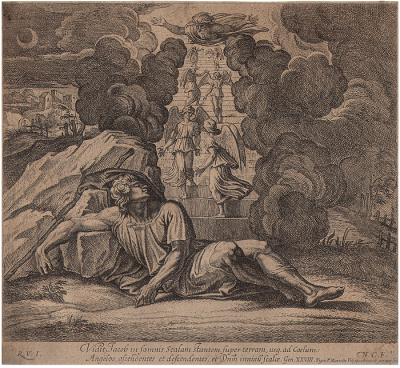 Эпизоды из Священной истории. Гравюра. Западная Европа, 1640 год