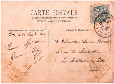 Почтовая открытка. Франция, начало XX века