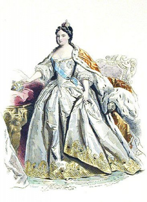 Anne Iwanowna Imperatrice de Rossie. Гравюра (конец XIX века), Франция