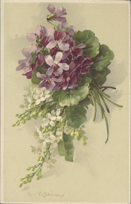 Букет. Открытка