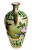 Редкий Nippon эпохи Мейдзи! Ваза "Розовый всплеск". Фарфор, цветные и золотые эмали, ручная роспись. Высота 28 см. Nippon, Япония, начало ХХ века