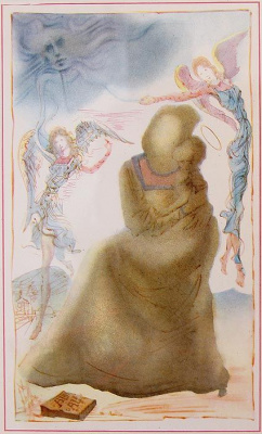 Ангел ("Die Engel"). Литография. США, 1946 год