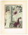 Цветная литография "Медицина и любовь". Серия "Медицина Гиппократа". Жозеф Кун-Ренье (1873-1940). Франция, 1933-1934 гг