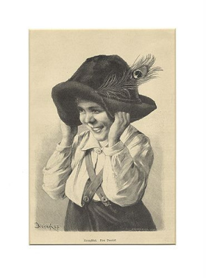 Kreuzfidel - Гравюра (вторая половина XIX века - Западная Европа)