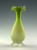 Ваза Graflich Harrachsche. Матовое комбинированное стекло (белое с зеленым), роспись позолотой, эмаль. Богемия, Graflich Harrachsche Glasfabrik from Neuwelt, 1890 год
