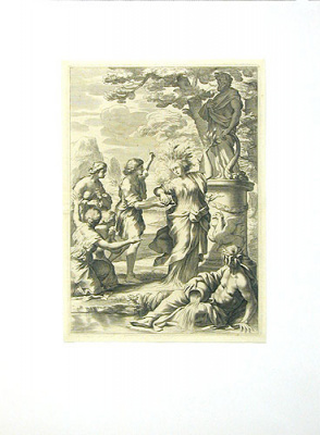 Дафна. Гравюра (середина XVII века), Нидерланды