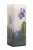 Вазочка "Фиалки" (молочное стекло с нацветом, травление, роспись) Завод братьев Даум, Франция, начало ХХ века
