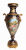 Ваза декоративная (фарфор, роспись, золочение), Франция, Севр(?), конец XIX века