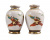 Парные вазы в стиле сацума. Фарфор, роспись, позолота. Япония, первая треть XX века. &lt;br&gt;