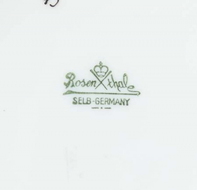 Ваза "Rosenthal". Фарфор, деколь. Германия, первая треть XX века