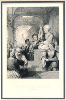 The Medak or Eastern Story-Teller - Гравюра (середина XIX века, Западная Европа)
