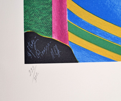 Михаил Шемякин "Трансформация с Пикассо" (Transformation de Picasso). Литография. Лист №5. Франция, Carpentier, 1991 год