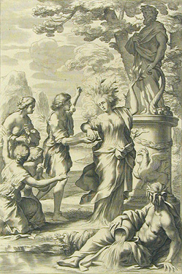 Дафна. Гравюра (середина XVII века), Нидерланды