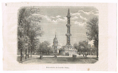 Артезианские скважины Гренеля (Париж) (Puits artesjen de Grenelle (Paris)). Гравюра. Франция, 1850 гг