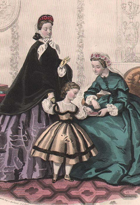 Мода. Гравюра (1863 год), Франция
